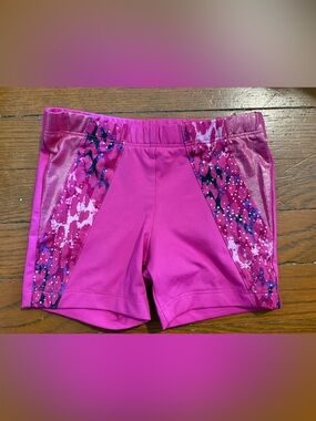 Danskin Now Girls Pink Sports Shorts Size XS 4-5 NWOT